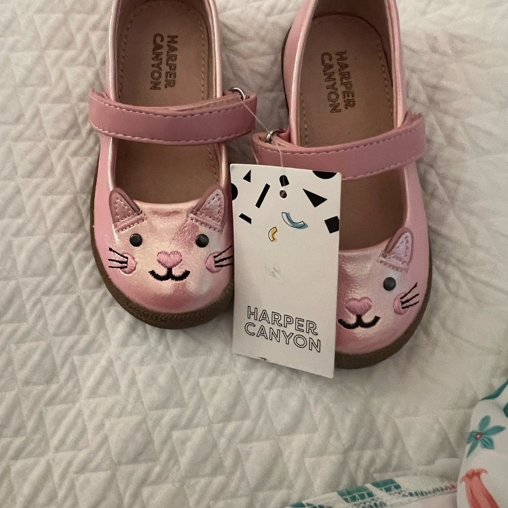 Pink Cat Ballet Flats - Picture 2 of 3